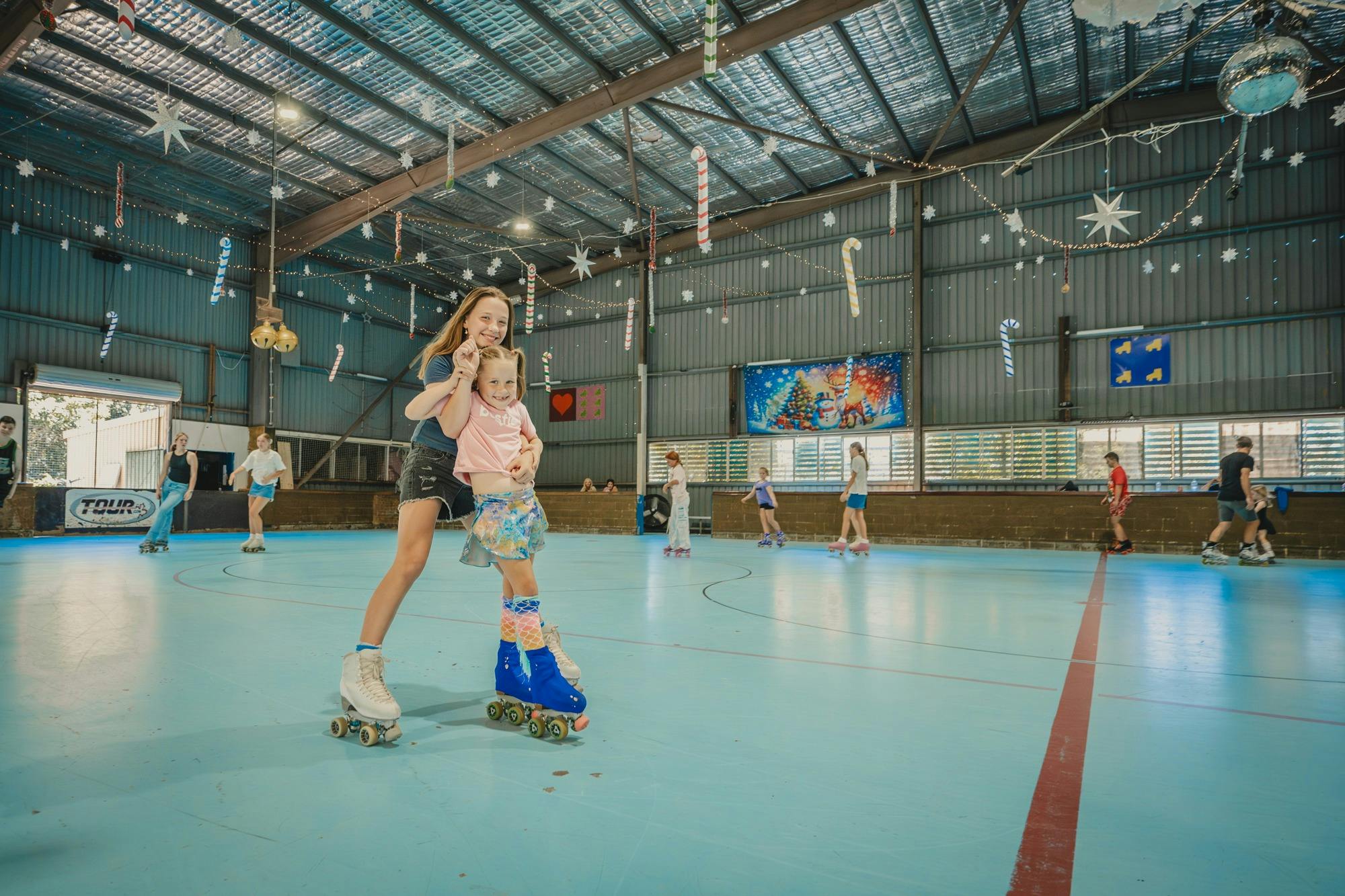 Girls Skating