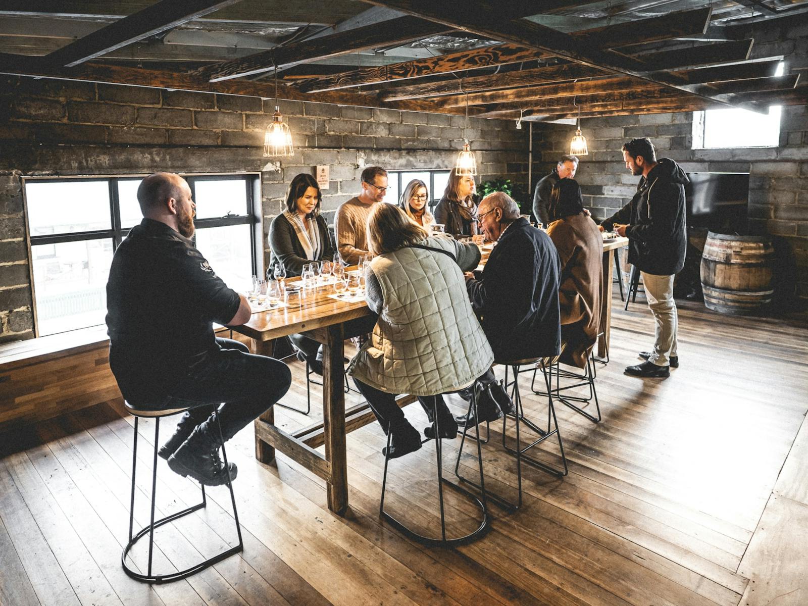Blend your own spirits in the Hobart Distillery Loft