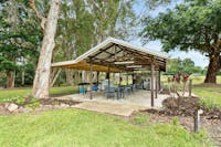 Looking at the Camp Kitchen at Bali Hai Child Free Holiday Park