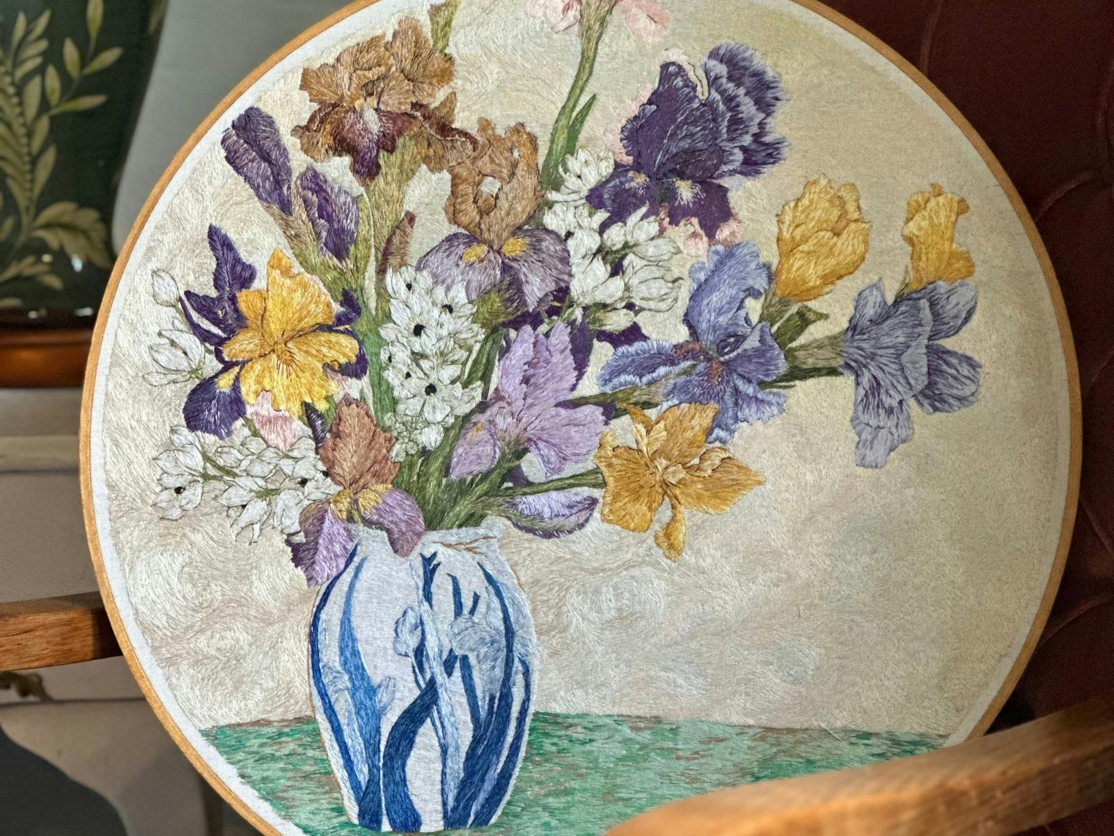 Painting with Stitched Thread