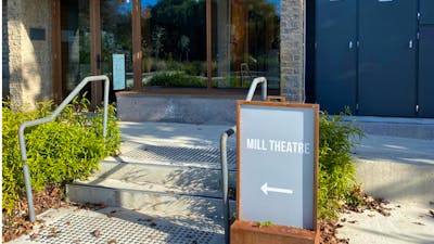 Front entrance, outside building 3.3