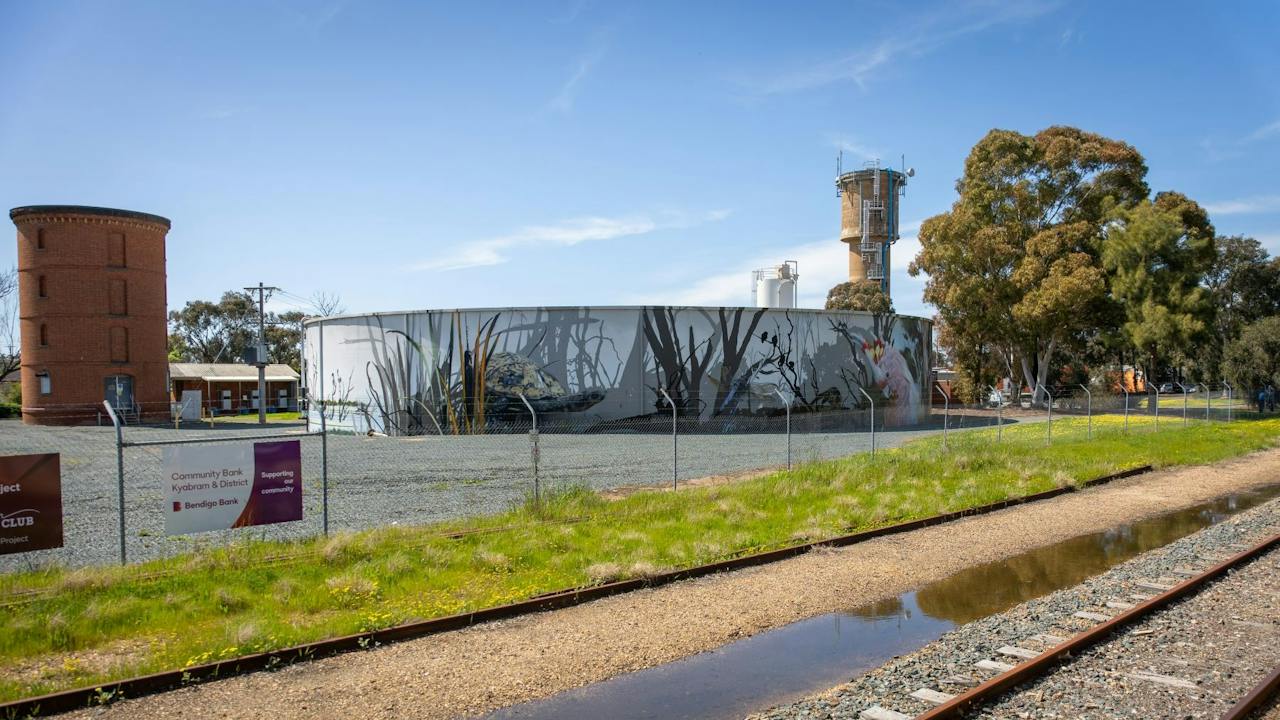 Kyabram Water Tank Mural