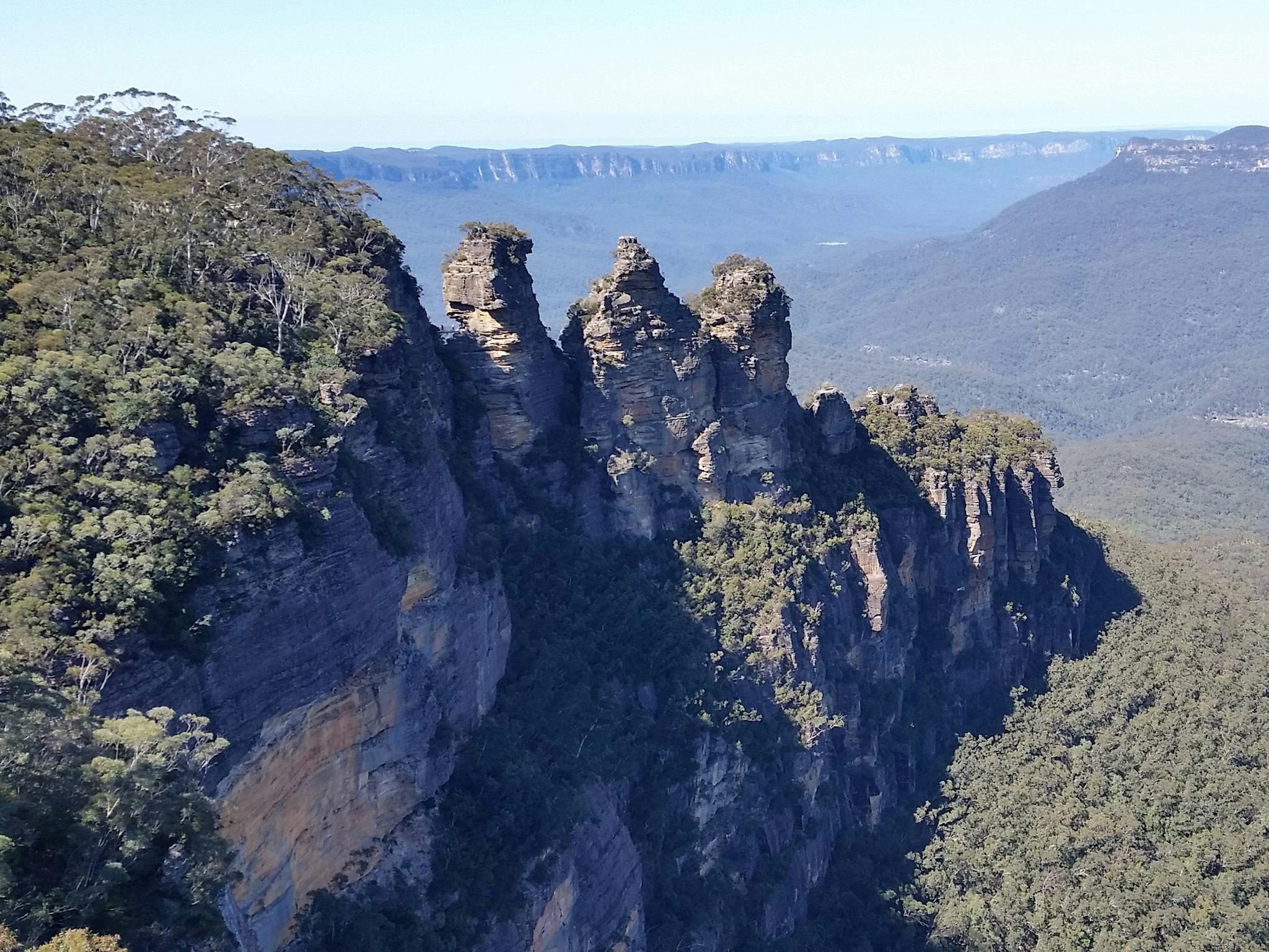 Three Sisters Rock from echo point