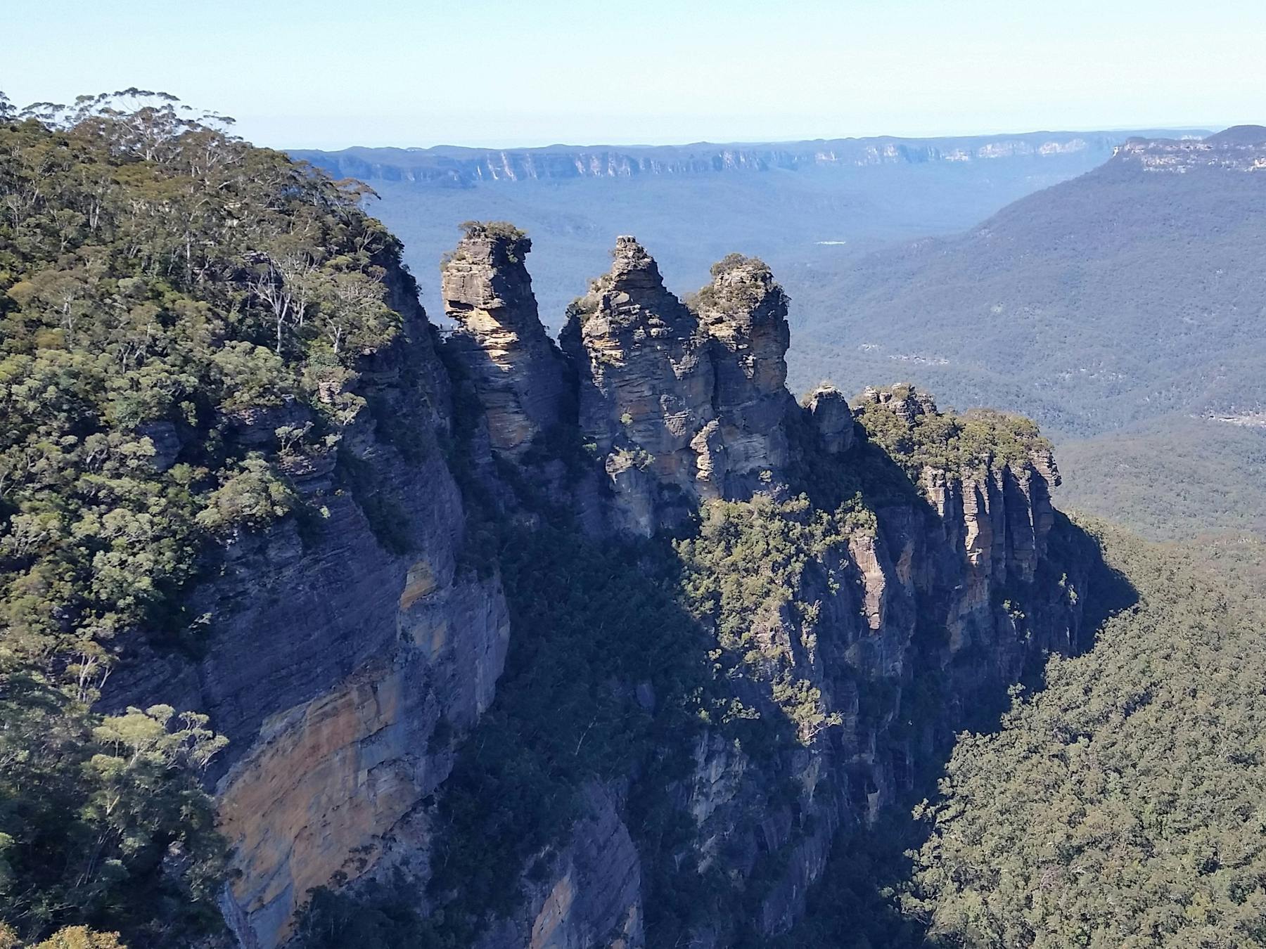 Three Sisters Rock from echo point
