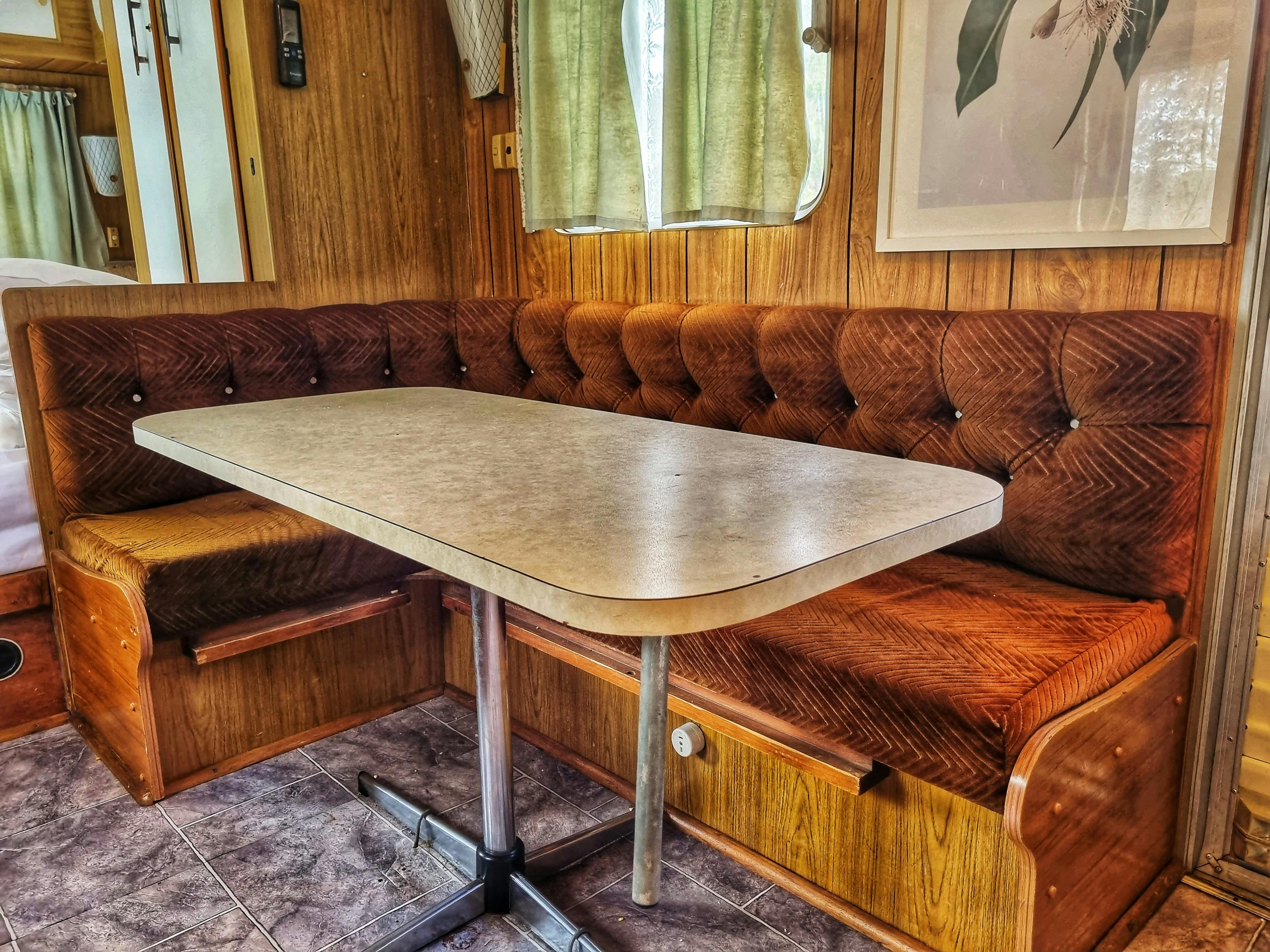 Koora Van Hire Retro Caravan Interior