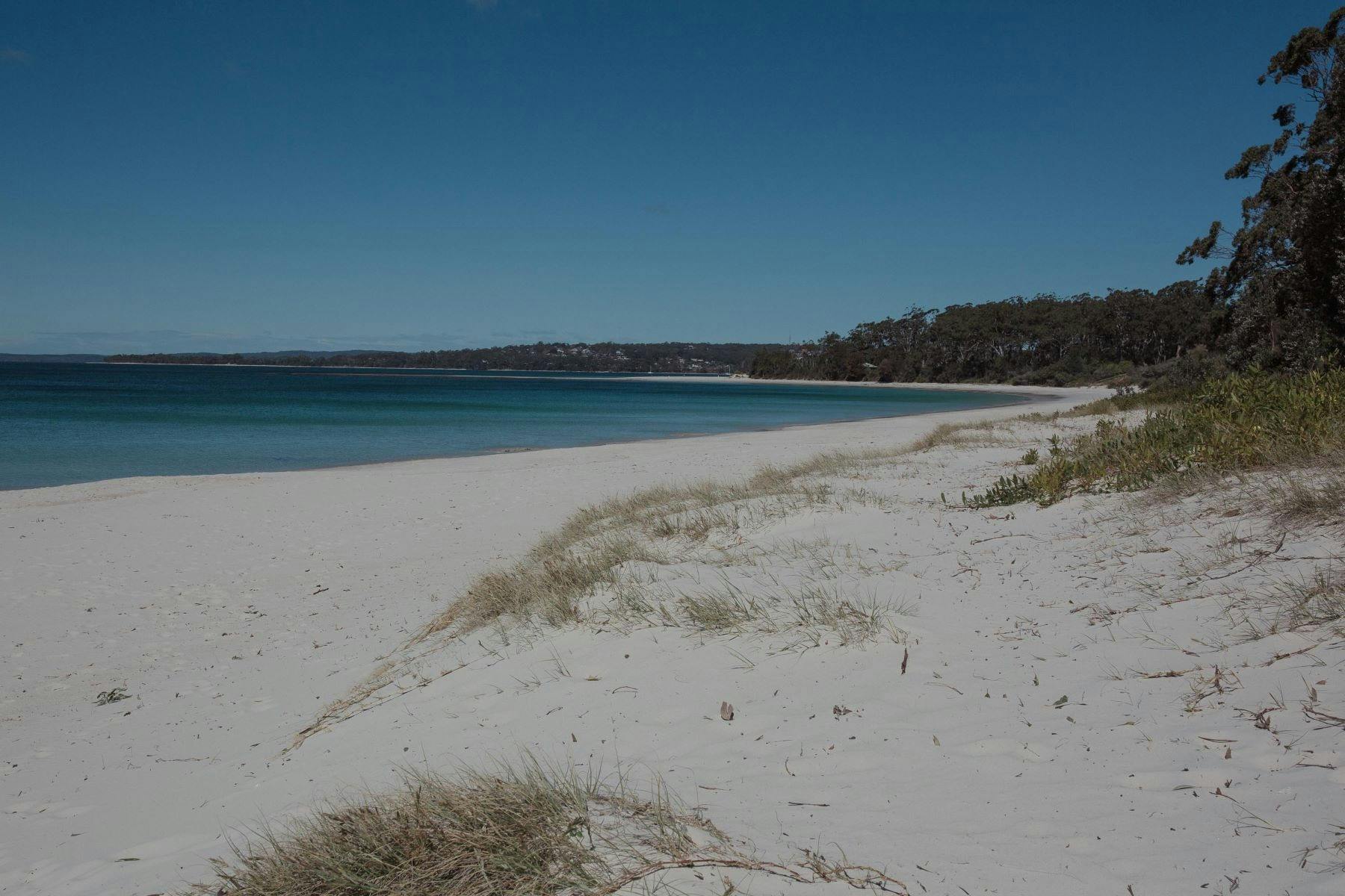 Image of beach Jervis Bay. Aqua blue waters and sparkling white sands