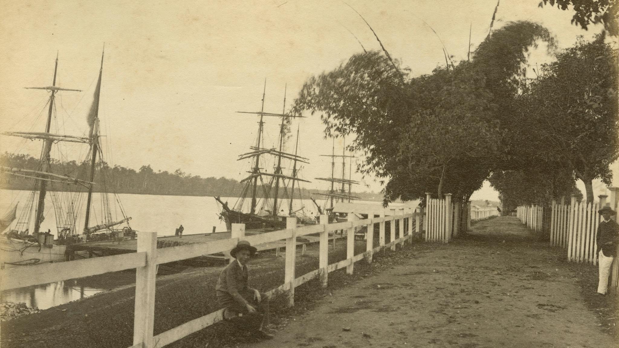Quay St 130 yrs ago Quay St 130 yrs ago