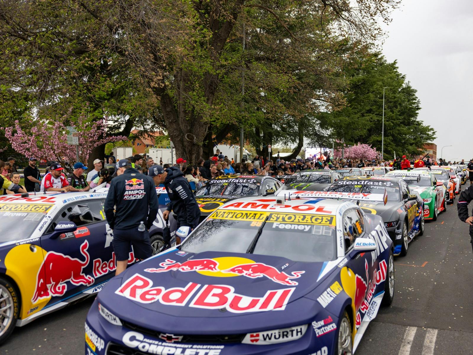 Track to Town convoy of Supercars.