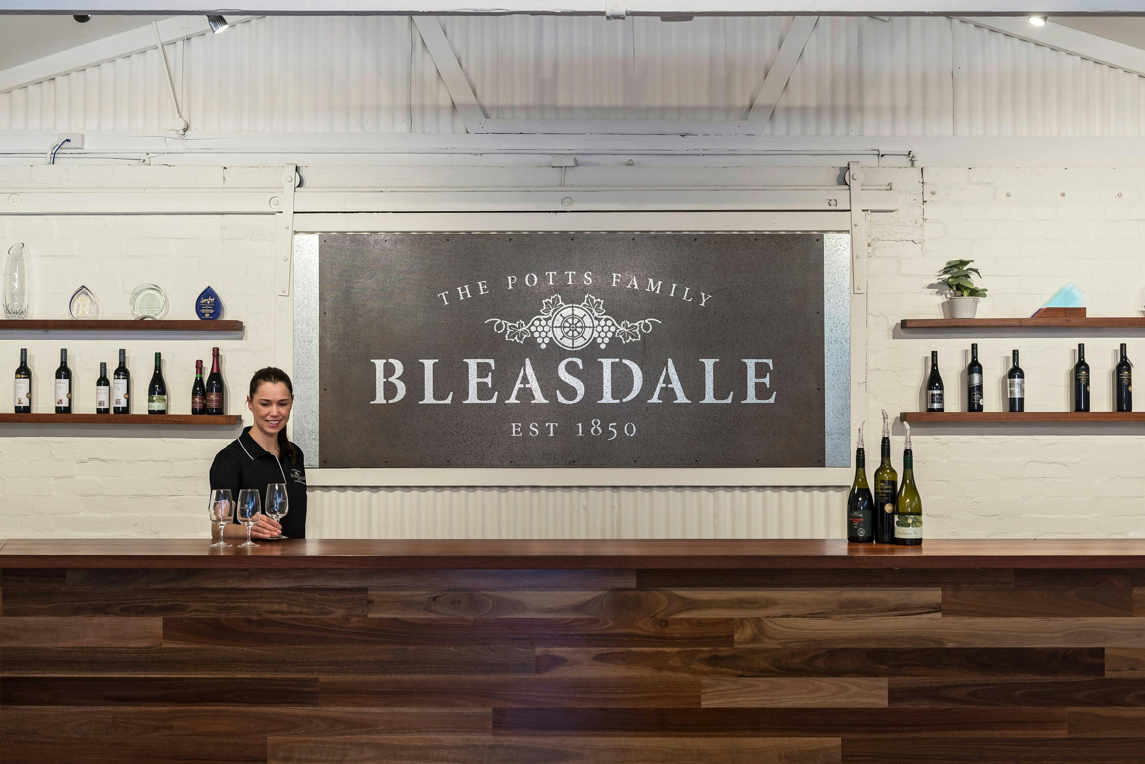 Bleasdale Cellar Door Tasting Area