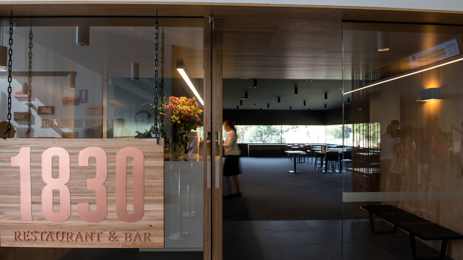 1830 Restaurant & Bar located within the Visitor Centre