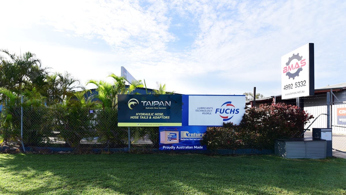 Front face of our business.