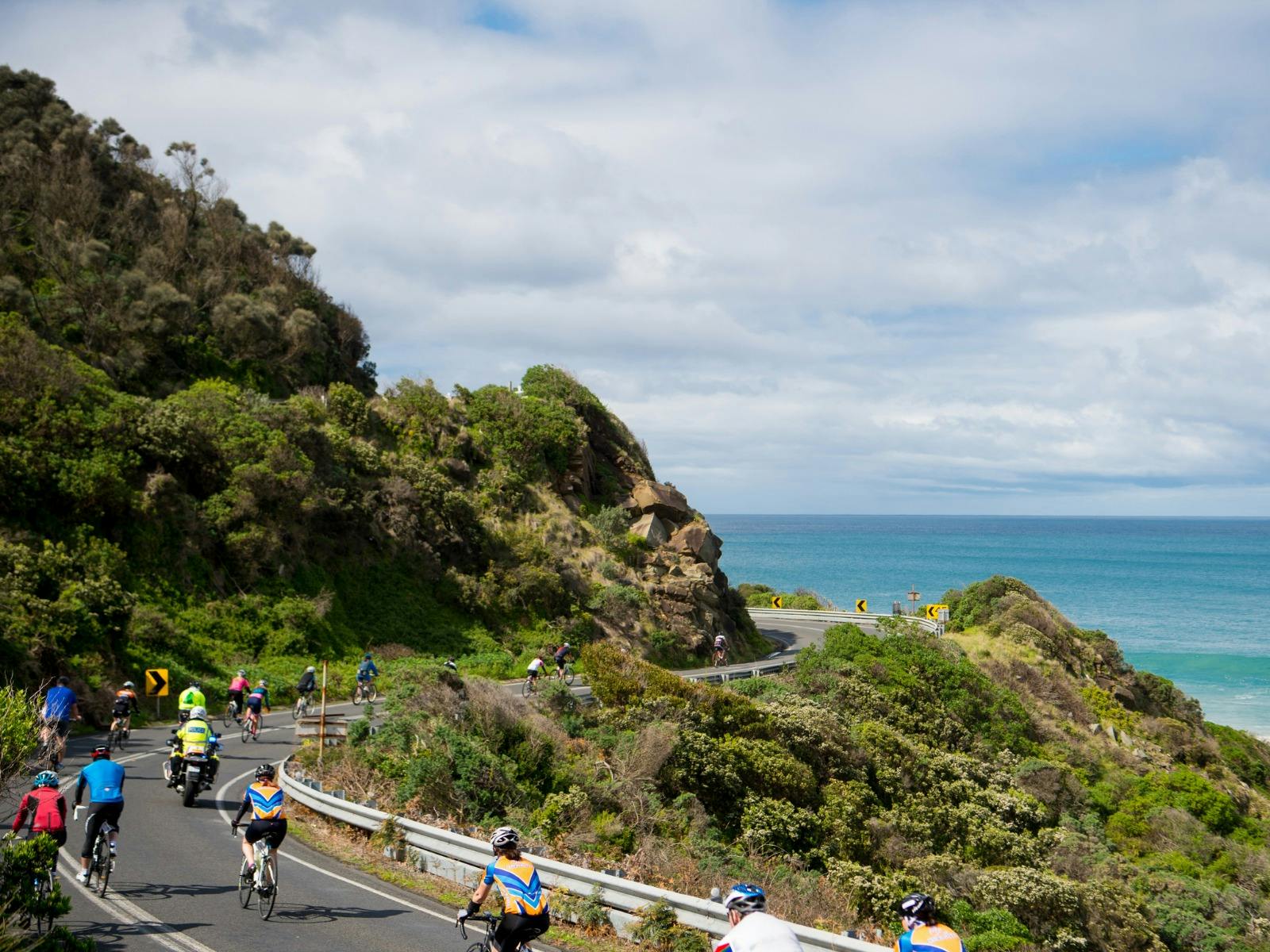 Ride Safely on a Closed Great Ocean Road