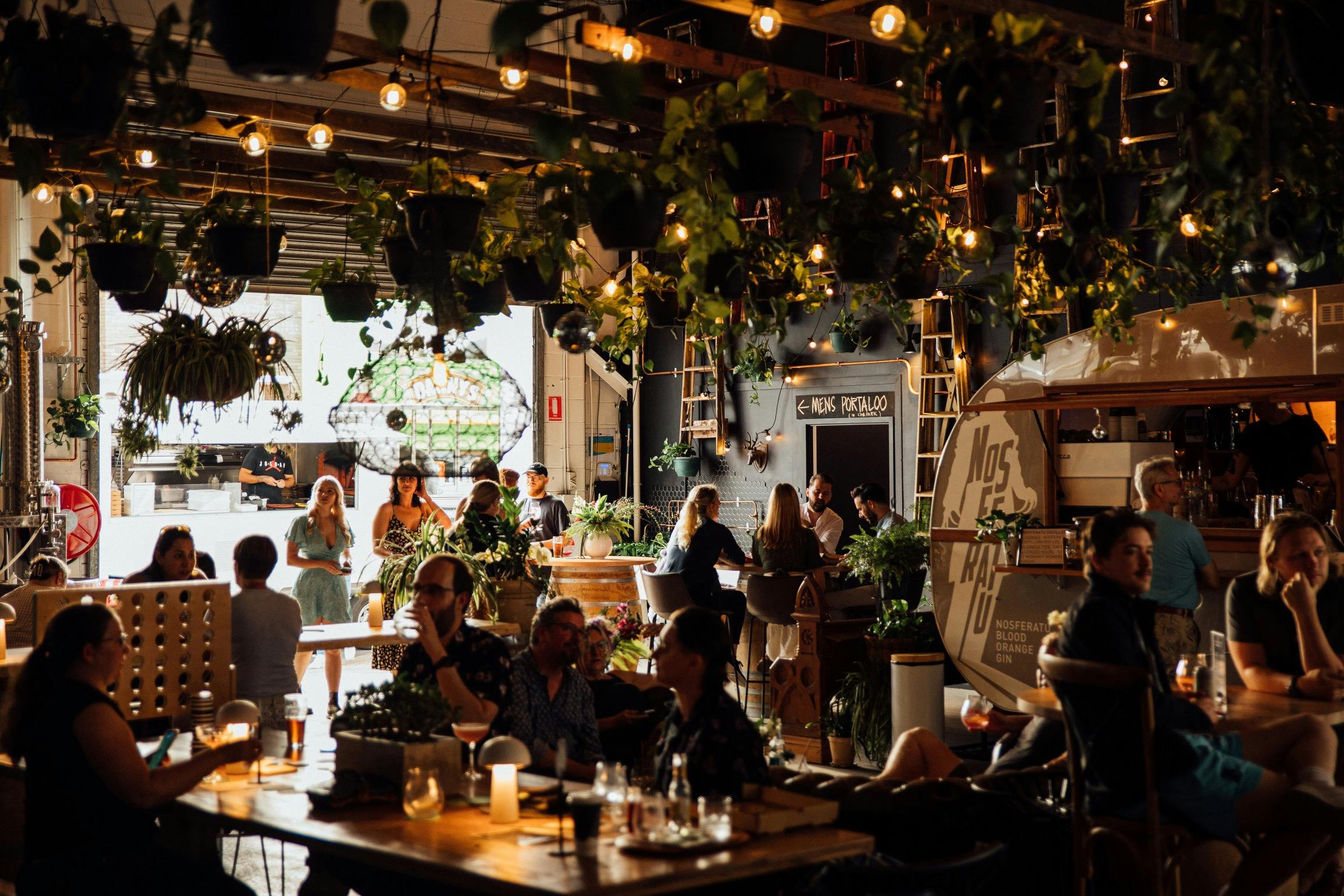 Set inside a romantic industrial Distillery