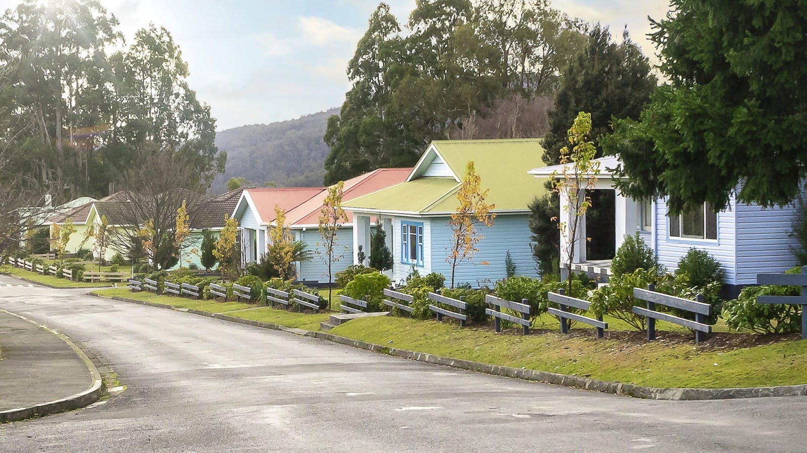 Tarraleah Estate's fully restored charming Art Deco Cottages in Tasmania's highlands