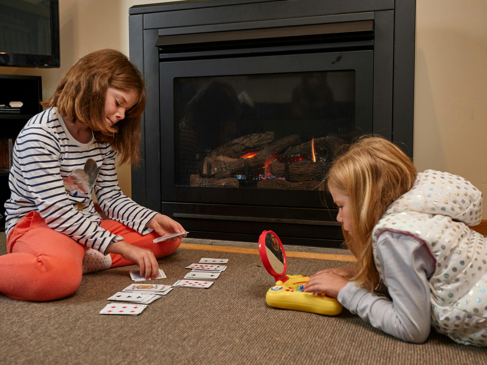 Gas Log Fire  - Cawarra Ski Club Mt Buller