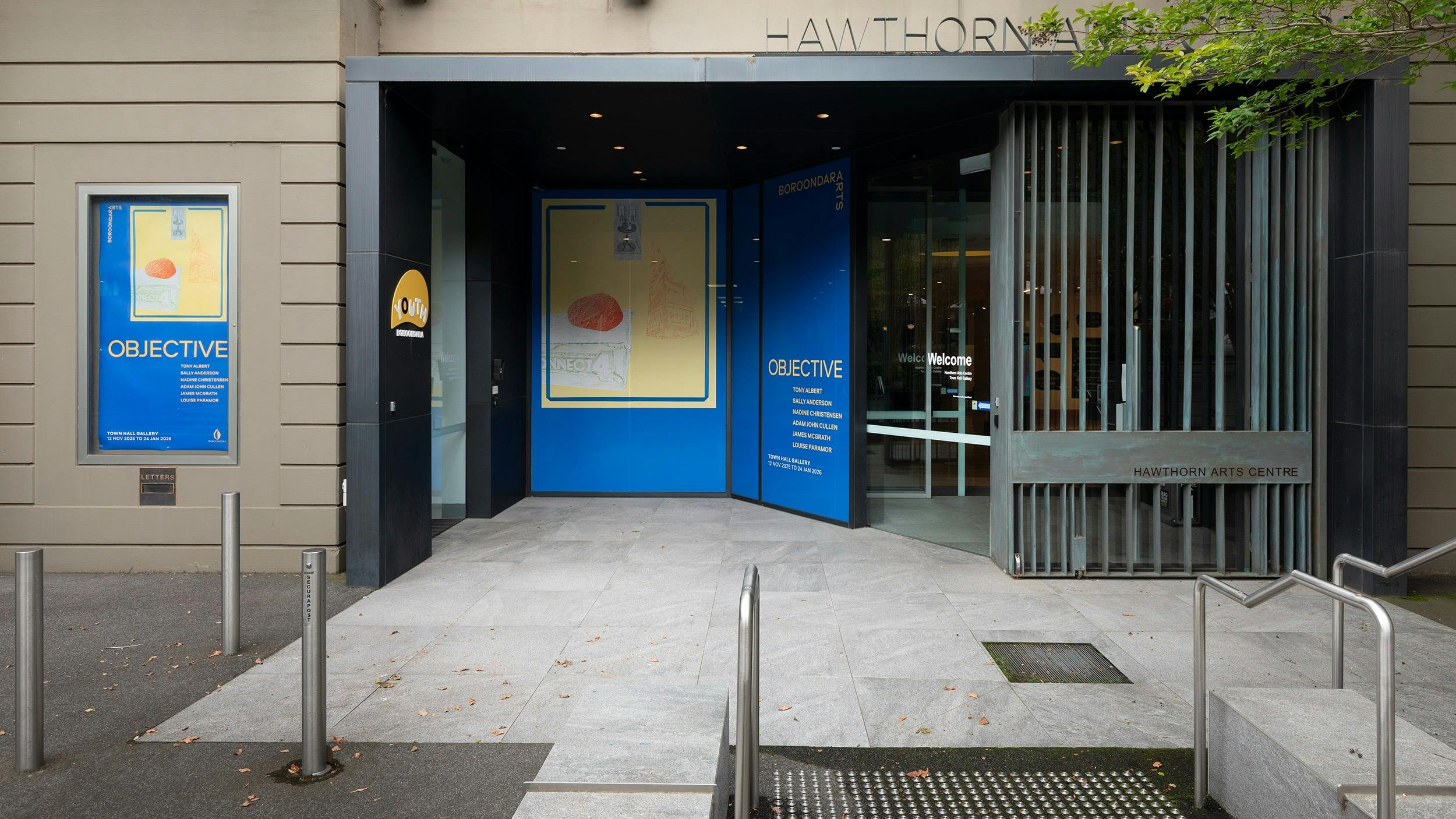 Eastern entrance of Hawthorn Arts Centre.