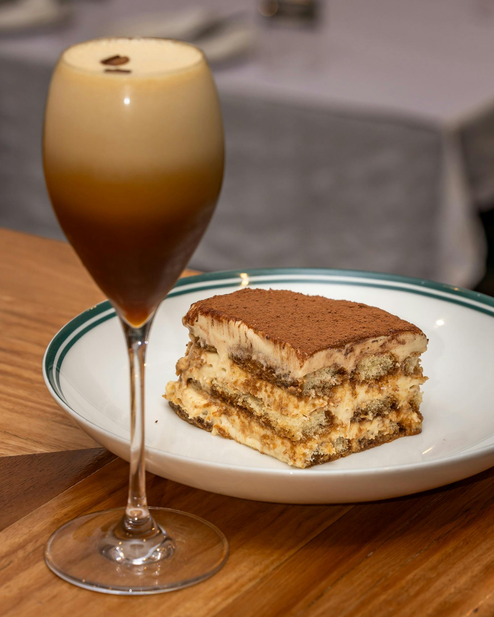 ティラミスとエスプレッソマティーニ