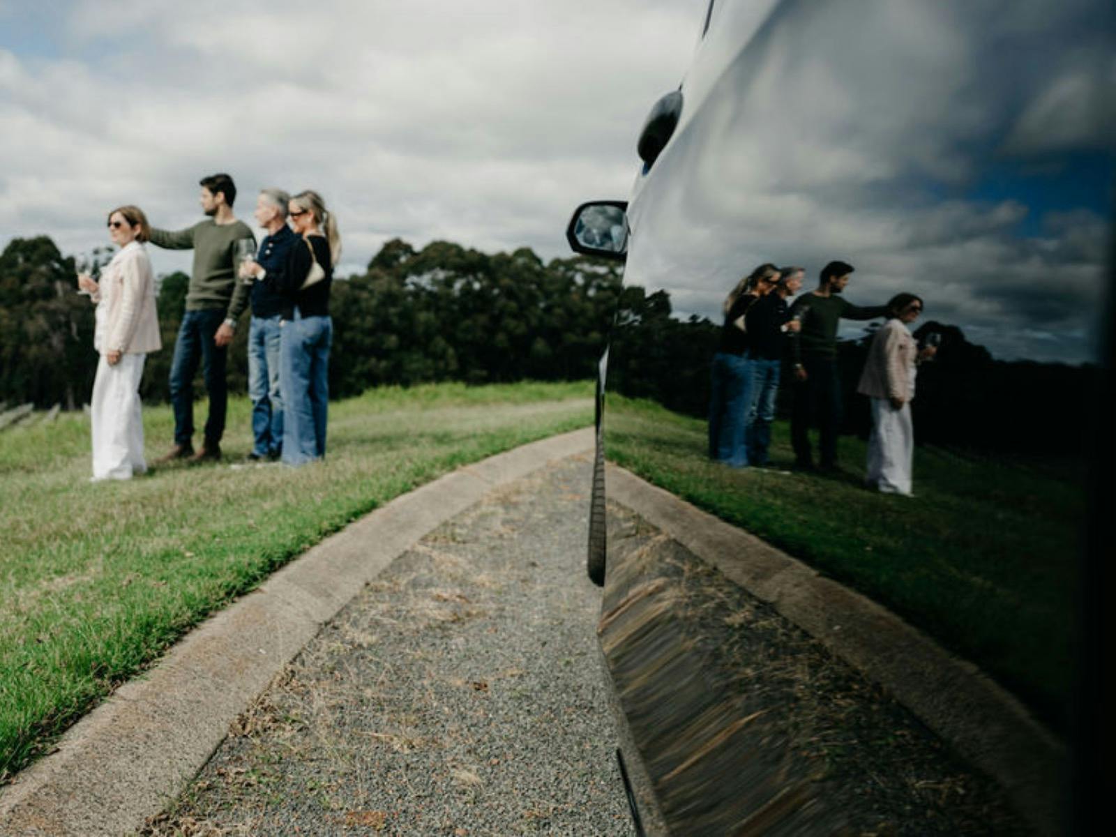 Bianchi hosting a private wine tour