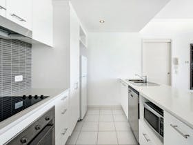 Kitchen in 1 Bedroom Apartment at ULTIQA Freshwater Point Resort