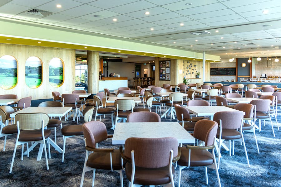 cafe seating space
