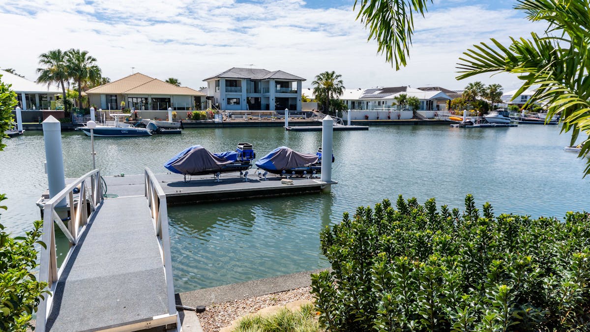 Pontoon and canal views