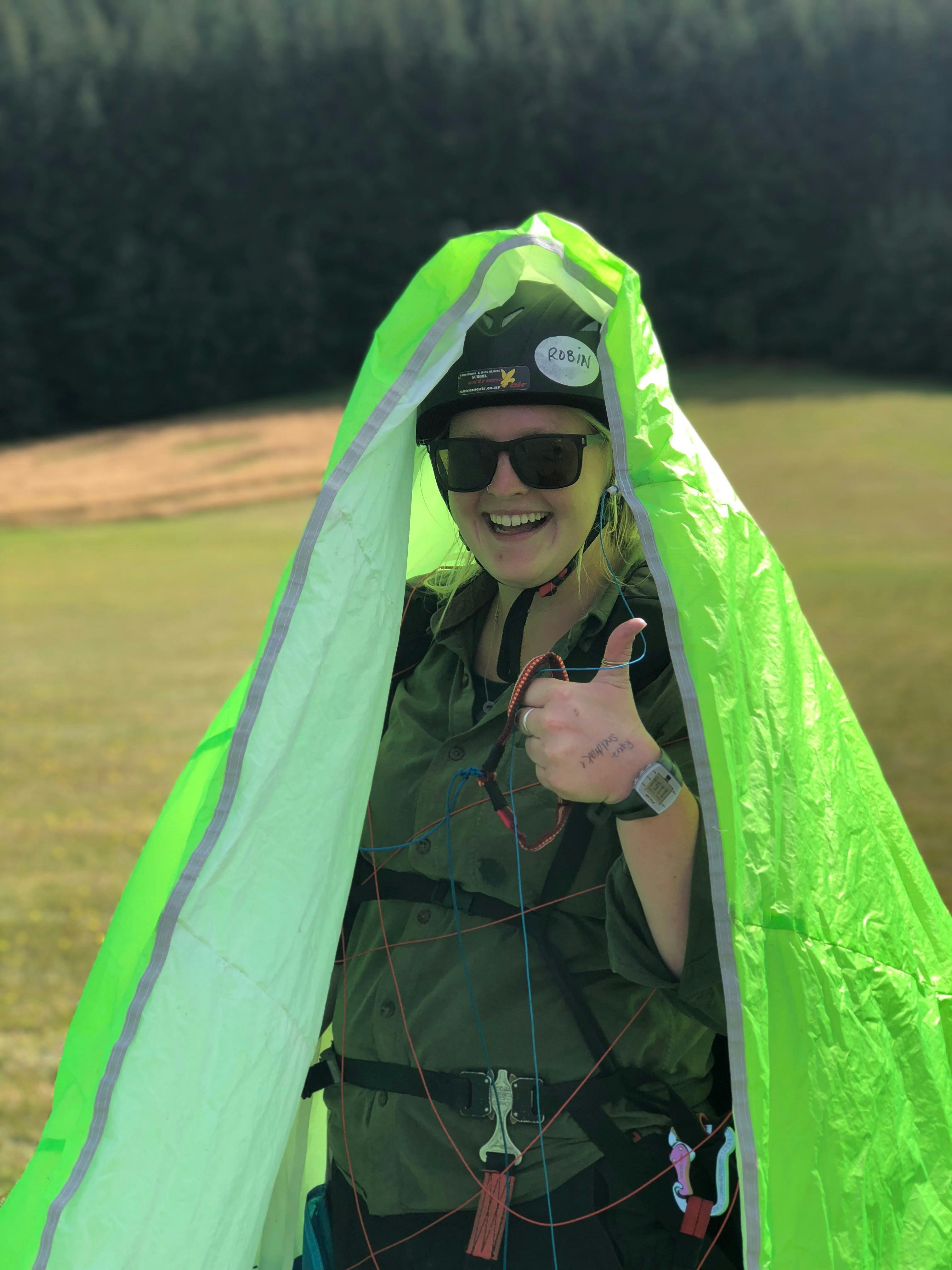 Tandem paragliding with Oz Paragliding and Hang gliding.