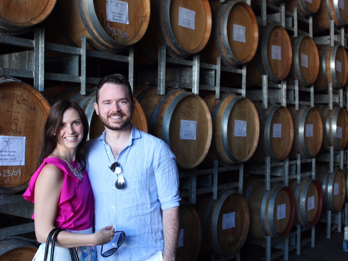 Barrel room, winery, wine tasting, tash maree travel