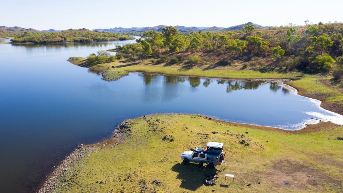 Camping at Corella Dam