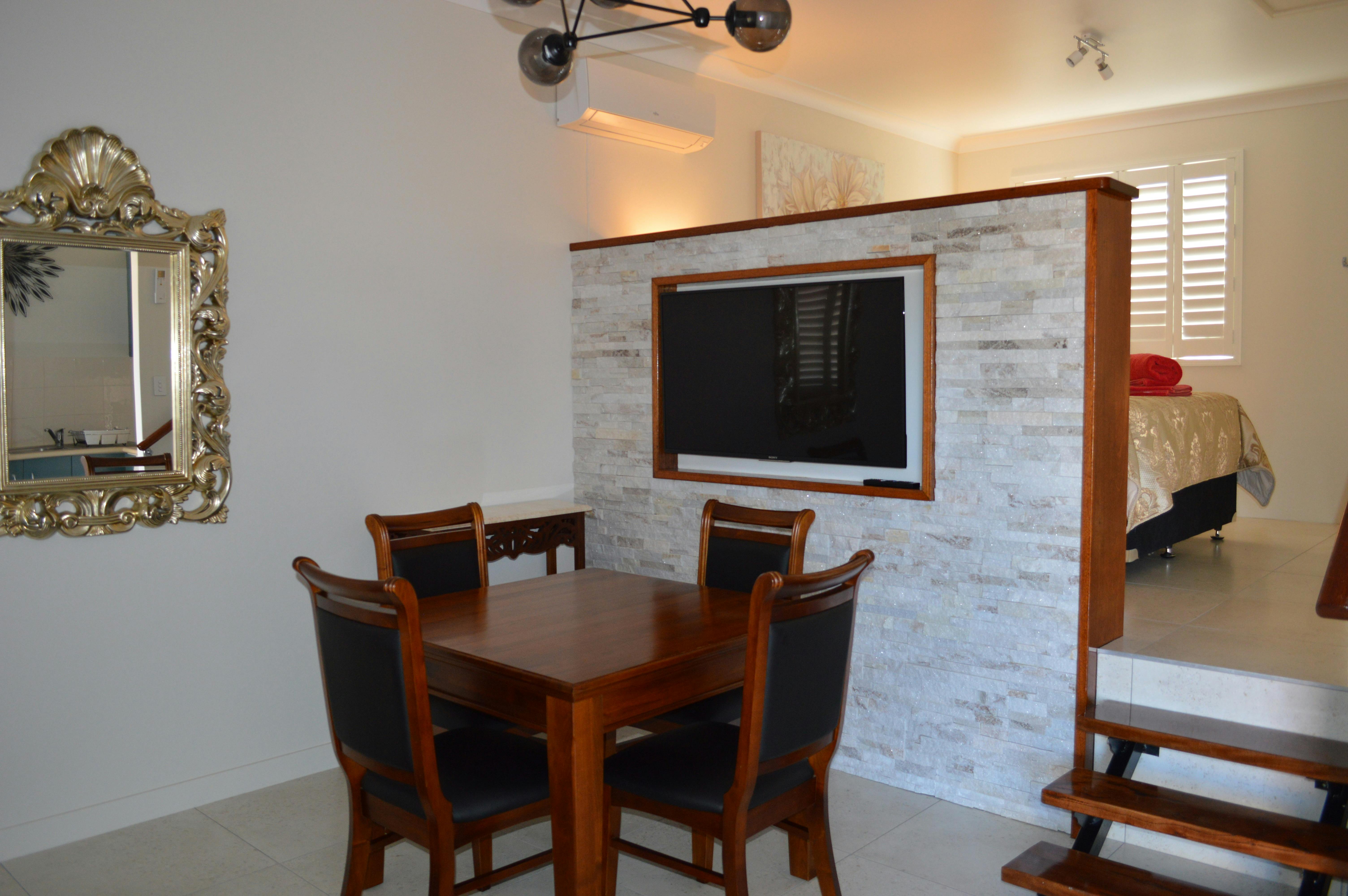Dining with smart TV