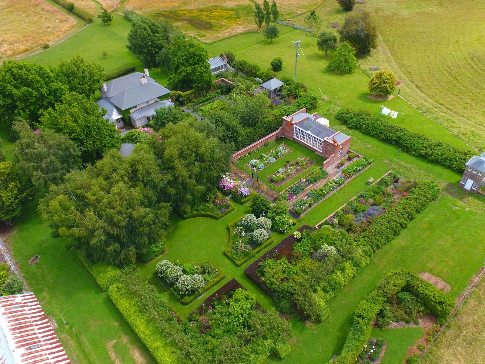 Heritage Accommodation within a garden.