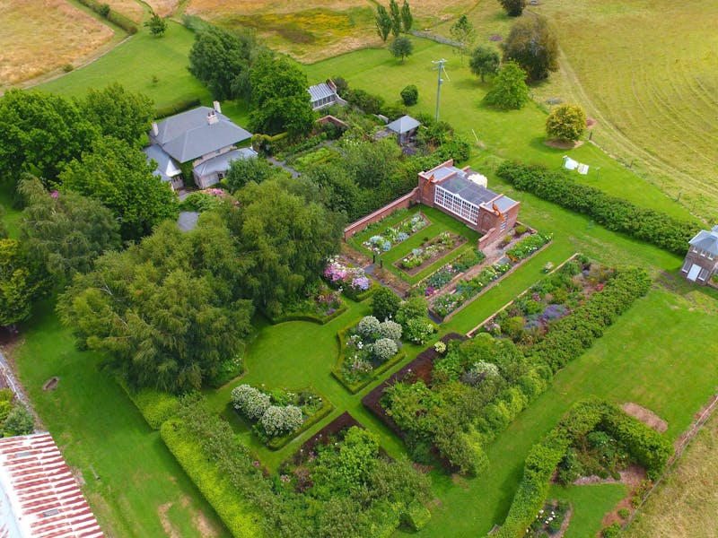 Heritage Accommodation within a garden.