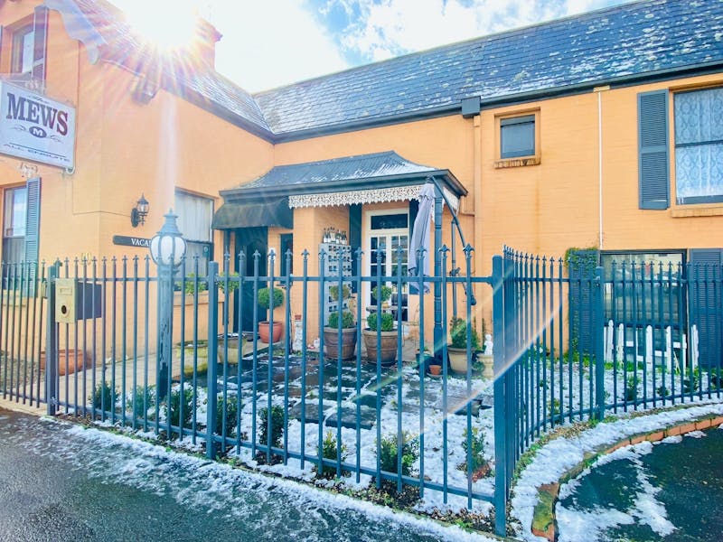 First snow in Launceston