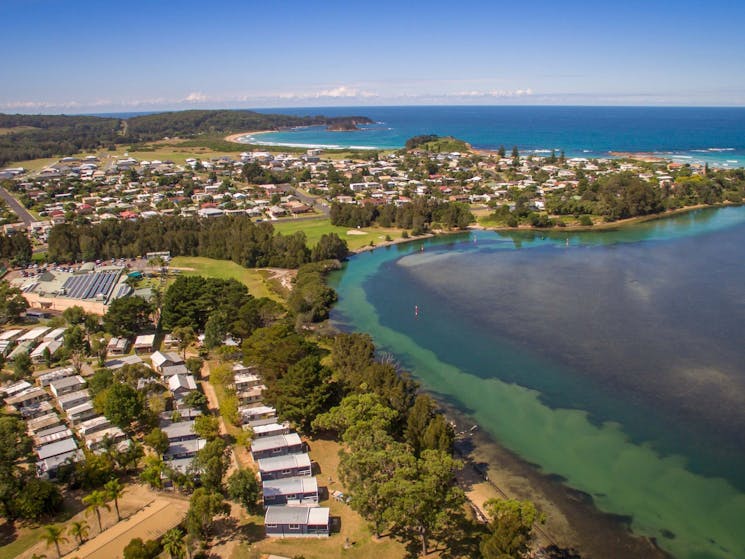 Aerial view of Tomaga River, An Allswell Community