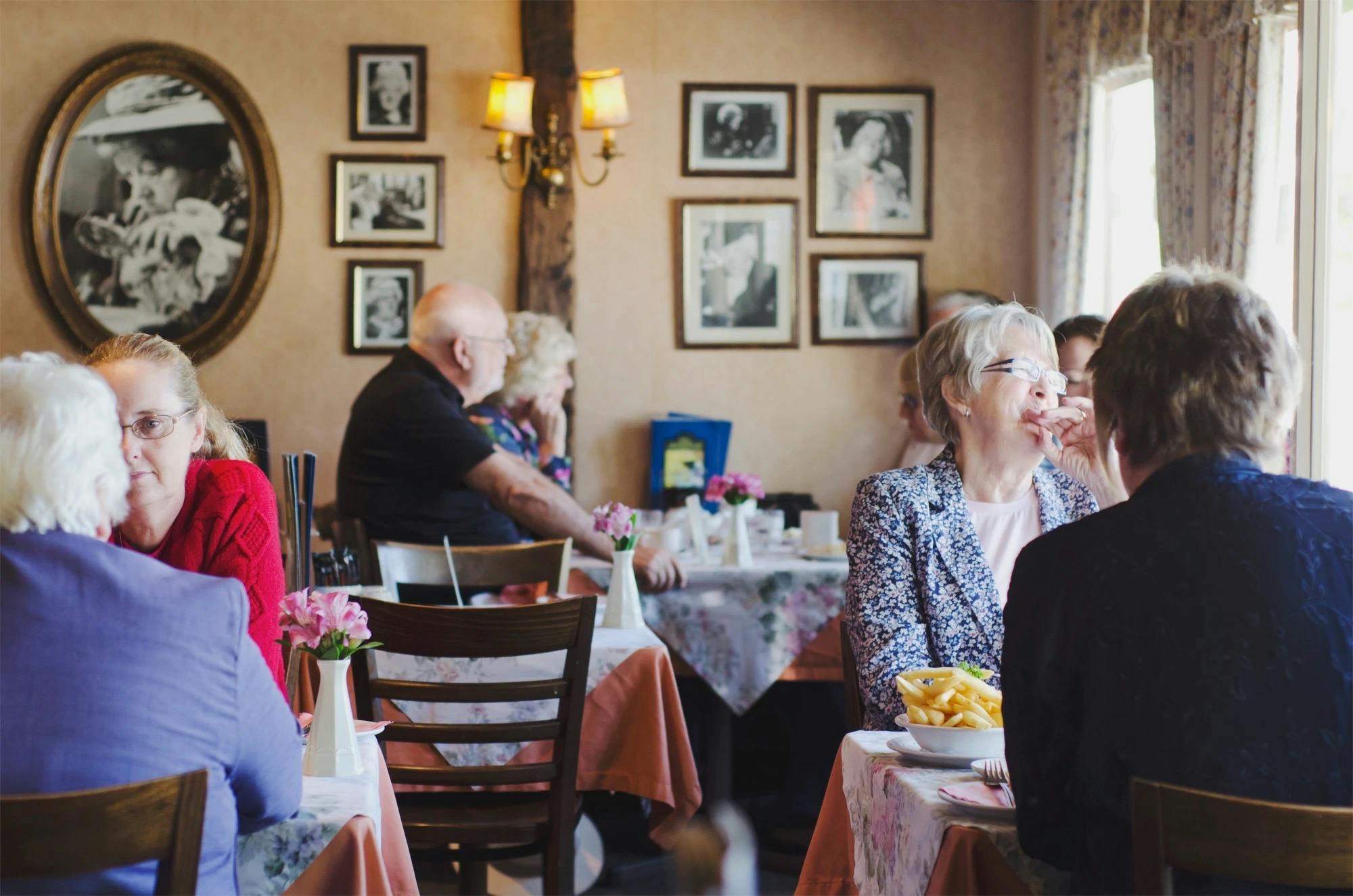 Miss Marple's Tearoom interior