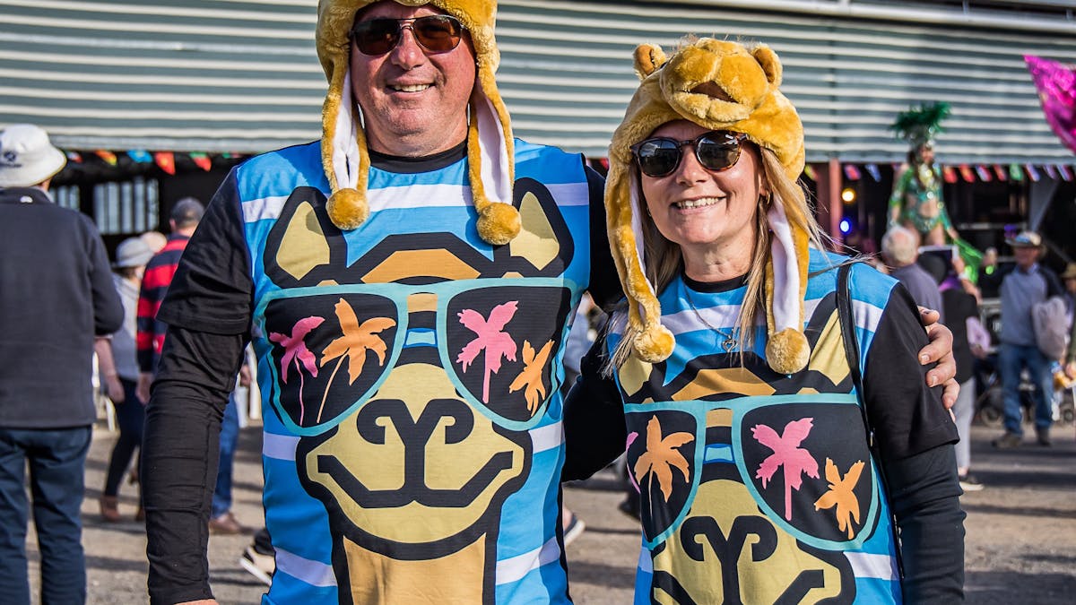 'The quirkier the better' is the trackside fashions policy