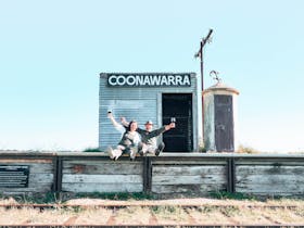 Have some fun at the Coonawarra Railway Siding - A photo hot spot for visitors to the region