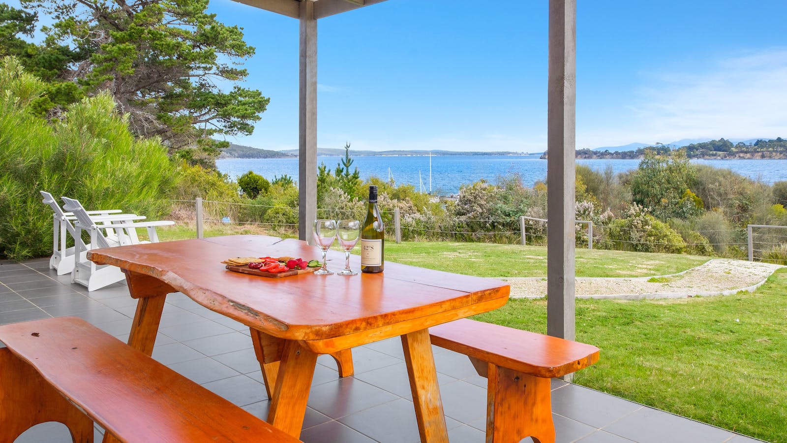 Manfield Seaside Bruny Island - view from Porch
