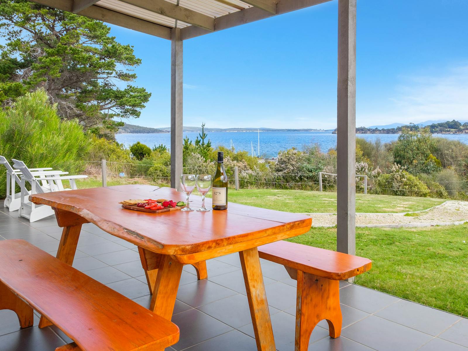 Manfield Seaside Bruny Island - view from Porch