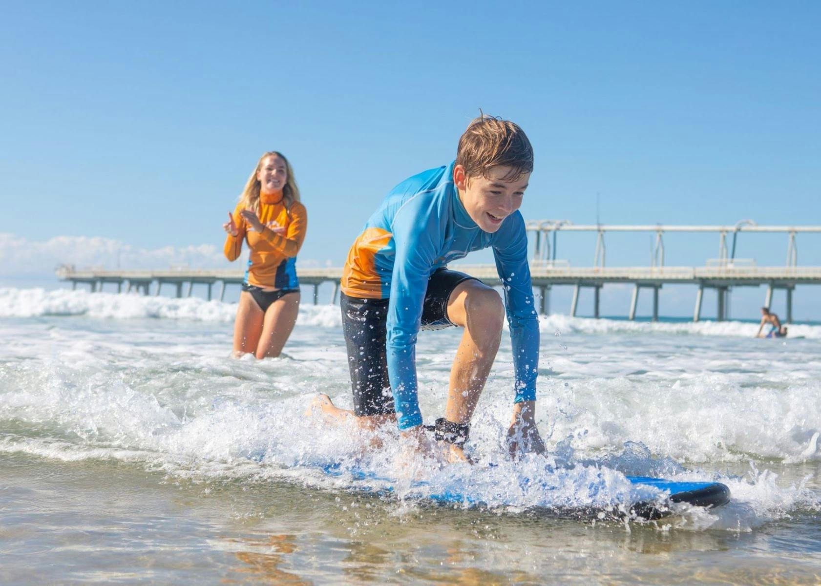 beginner surfing gold coast