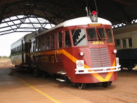 Gulflander Train as seen on our Savannah Way Tour