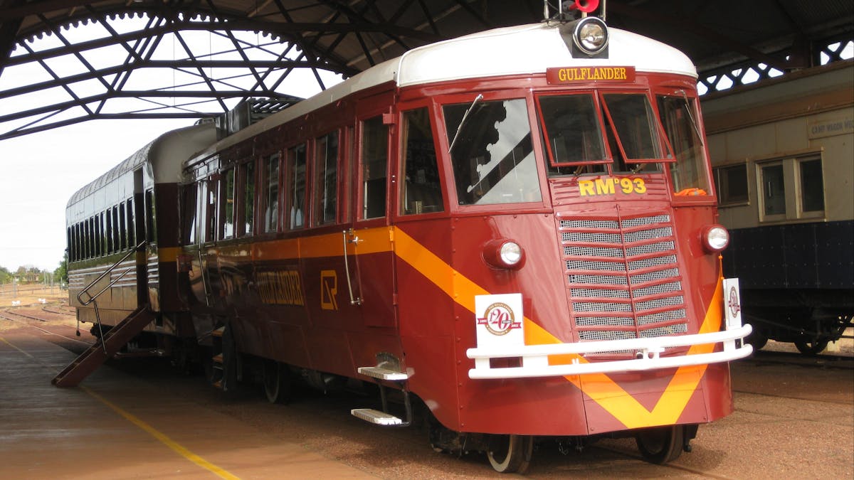 Gulflander Train as seen on our Savannah Way Tour