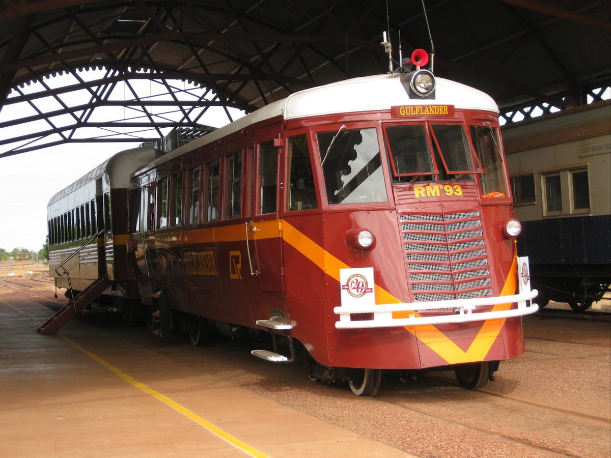 Gulflander Train as seen on our Savannah Way Tour
