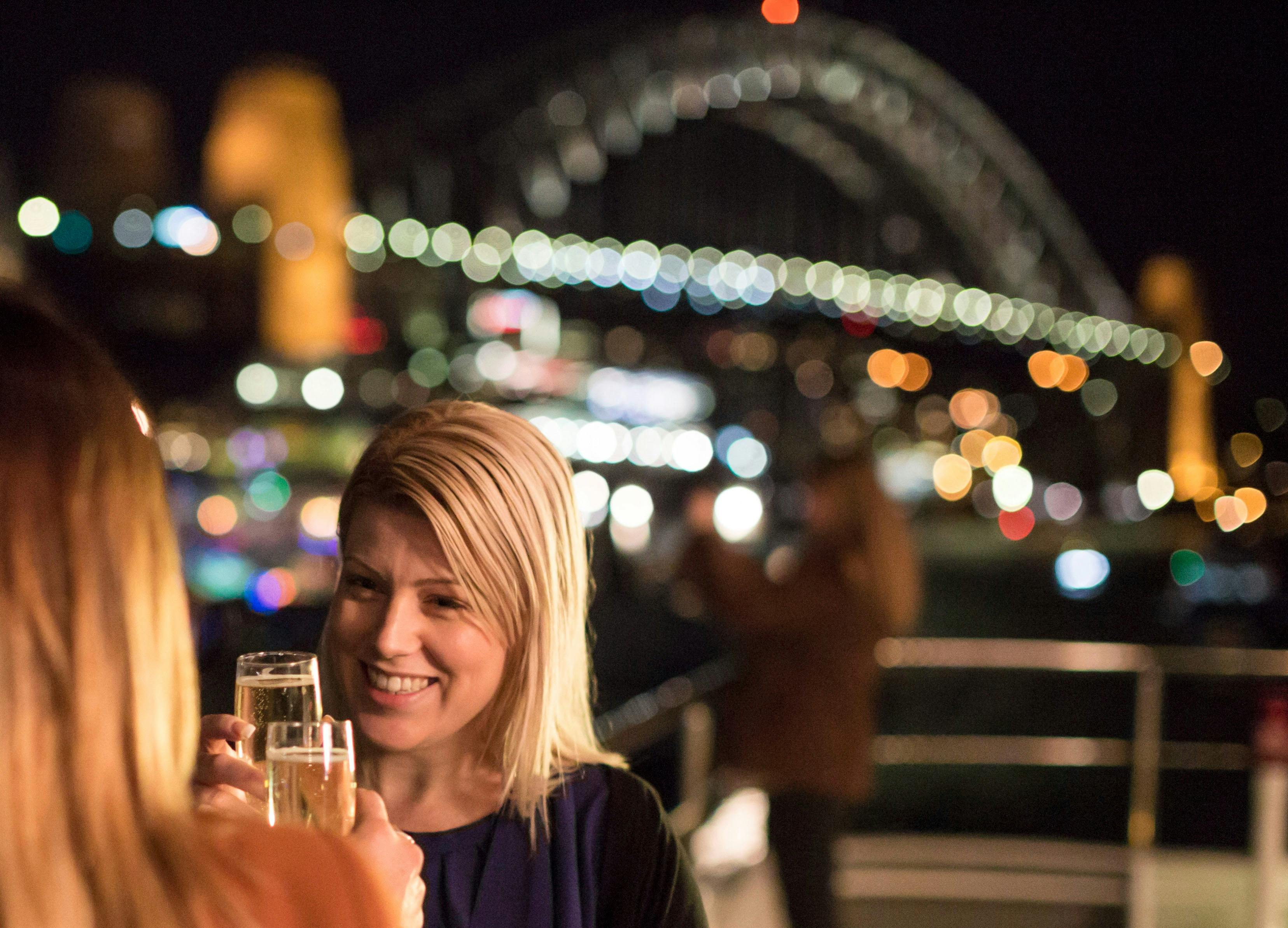 Vivid Sydney Gold Dinner Cruise - Captain Cook Cruises