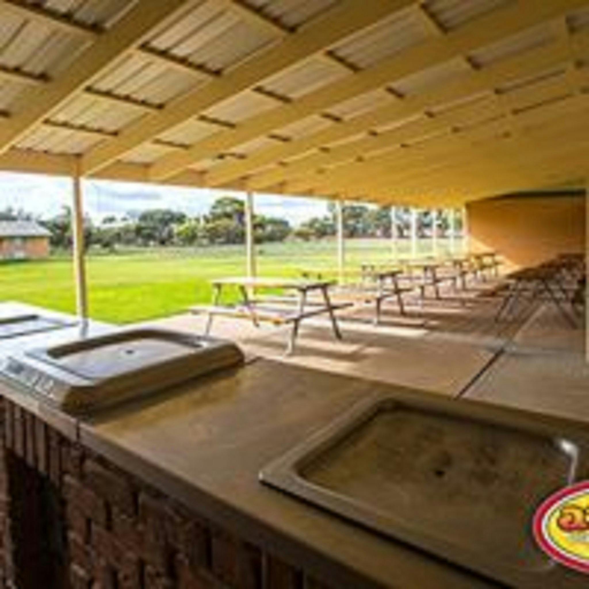 Outdoor Alfresco/BBQ Area Overlooking Lawned Play Areas