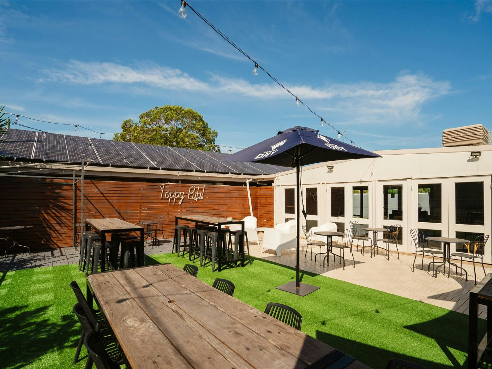 Top Town Tavern's Beer Garden