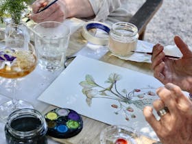 Botanical Watercolour - Paint and Sip at Mrs Baker's Still House Cover Image