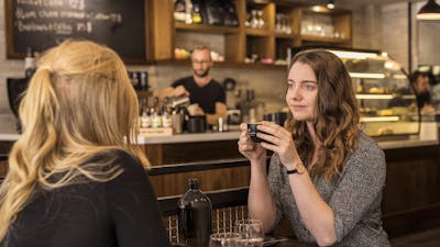 Coffee meetup in Queanbeyan cafe