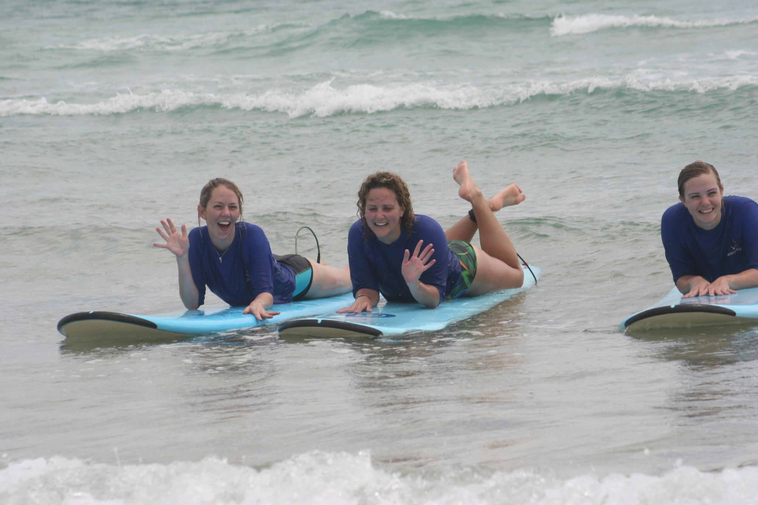 Surf lessons Tweed Coast