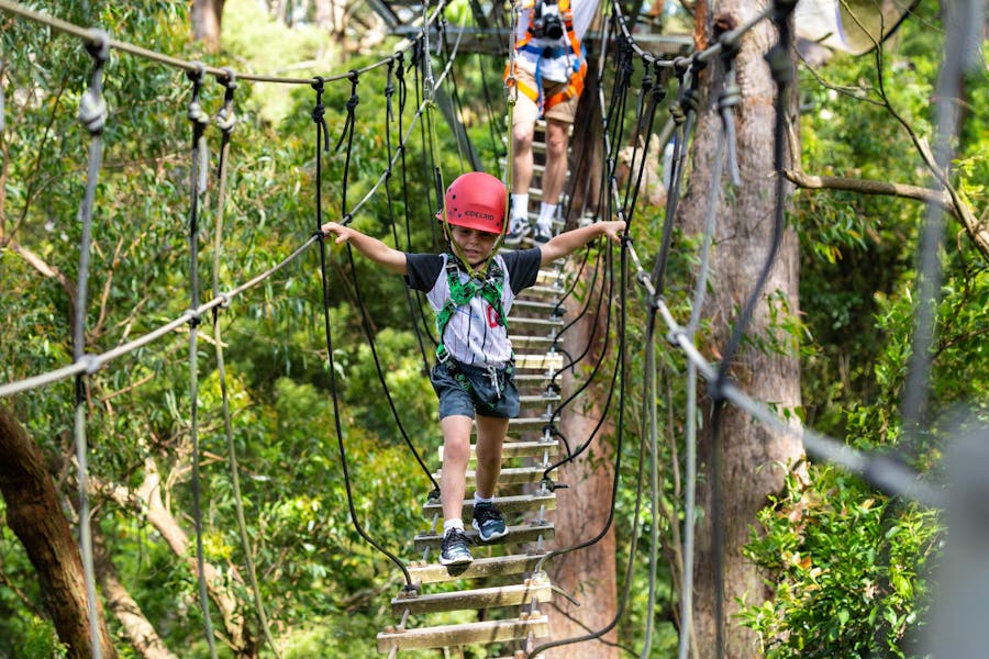 Child on Zipline Tour