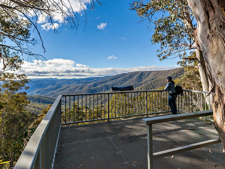 Wallace Creek Lookout, Kosciuszko National Park. Photo: Murray Vanderveer